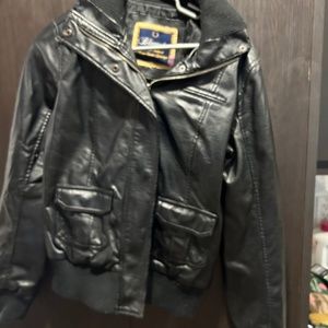 Faux Leather Jacket